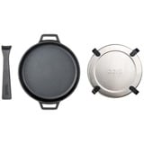 Ooni Skillet Koekenpan 348148 bak-/braadpan Antraciet, Ø 22 cm | Gietijzer