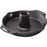 Petromax Gietijzeren braadpan voor gevogelte cf30 gevogeltehouder Zwart, Cast-iron Poultry Roaster | Ø 30 cm