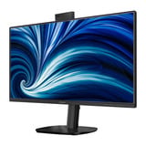 Philips 24B2U3301H/00 23.8" monitor Zwart, HDMI, DisplayPort, USB-C, LAN, Audio, webcam, 120 Hz