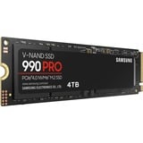SAMSUNG 990 PRO 4 TB SSD MZ-V9P4T0BW, PCIe Gen 4.0 x4, NVMe 2.0