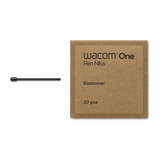 Wacom Pen Nibs Elastomer (black) for Wacom One Standard Pen (10 stuks) punt van pen Zwart