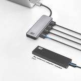 ACT Connectivity USB-A hub 3.0, 4 poorts USB-A usb-hub aluminium