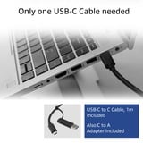 ACT Connectivity USB-C Triple 4K Docking Station DisplayPort, HDMI, RJ45, USB