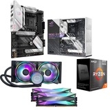 ALTERNATE Upgrade Kit B550-A Gaming UPG 5800X3D 32GB, AMD Ryzen 7 5800X3D, Cooler Master ML240 Illusion