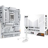 ASUS TUF GAMING B850-PRO WIFI7 W NEO socket AM5 moederbord Wit, RAID, 2,5Gb-LAN, WLAN, BT, Sound, ATX