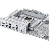 ASUS TUF GAMING B850-PRO WIFI7 W NEO socket AM5 moederbord Wit, RAID, 2,5Gb-LAN, WLAN, BT, Sound, ATX
