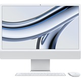 Apple iMac 2023 24" (MQRJ3N/A) all-in-one pc Zilver | M3 8 Core | 10‑core GPU | 8 GB | 256GB SSD