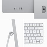 Apple iMac 2023 24" (MQRJ3N/A) all-in-one pc Zilver | M3 8 Core | 10‑core GPU | 8 GB | 256GB SSD