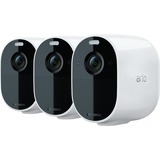 Arlo Essential Spotlight Camera (3 stuks) beveiligingscamera Wit/zwart, WLAN, Full HD