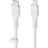 Belkin BoostCharge Flex USB-C-kabel met Lightning-connector Wit, 1 meter