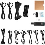 DeepCool PX1000G modulaire 1000 watt voeding  Zwart, 3x PCIe, 3x PCIe, 1x 12VHPWR, Kabel-Management