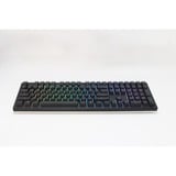 Ducky Zero 6108 Classic Black RGB mechanisch gaming toetsenbord Zwart, US lay-out (QWERTY), Cherry MX2A Blue, 100%, RGB leds, Double-shot PBT, hot swap, 2.4GHz | Bluetooth | USB-C