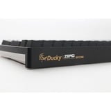 Ducky Zero 6108 Classic Black RGB mechanisch gaming toetsenbord Zwart, US lay-out (QWERTY), Cherry MX2A Blue, 100%, RGB leds, Double-shot PBT, hot swap, 2.4GHz | Bluetooth | USB-C