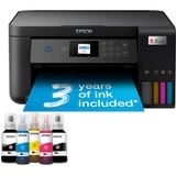 Epson EcoTank ET-2851 A4 multifunctionele Wi-Fi-printer met inkttank all-in-one inkjetprinter Zwart, Scannen, Kopiëren, Wi-Fi, inclusief tot 3 jaar inkt