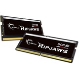 G.Skill 32 GB DDR5-5600 Kit laptopgeheugen Zwart, F5-5600S4645A16GX2-RS, Ripjaws, XMP