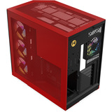 HYTE HYTE Y50 Wild Cherry midi tower behuizing Rood | 2x USB-A | 1x USB-C | RGB | Window