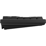 Hello Ganss HS108T Black, toetsenbord Zwart, US lay-out, Cherry MX Brown, RGB leds, PBT Doubleshot keycaps, hot swap, 2,4 GHz / Bluetooth / USB-C