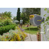 Hozelock Auto Reel Wandslangbox 20 meter + Superhoze 7.5 meter slanghaspel Grijs/geel