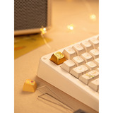 Iqunix ZX75 Sunset Ponder Wireless Mechanical Keyboard Lichtgeel, US lay-out (QWERTY), Gateron Red, 75%, RGB leds, Hot-swappable, Double-shot PBT, 2.4GHz | Bluetooth 5.1 | USB-C