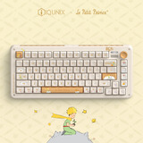 Iqunix ZX75 Sunset Ponder Wireless Mechanical Keyboard Lichtgeel, US lay-out (QWERTY), Gateron Red, 75%, RGB leds, Hot-swappable, Double-shot PBT, 2.4GHz | Bluetooth 5.1 | USB-C