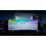 KLEVV 32 GB DDR5-6000 (2x 16 GB) Kit werkgeheugen Wit, KD5AGU880-60A300J, CRAS V RGB, XMP 3.0, EXPO