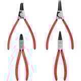 KNIPEX Borgveertangenset 001956 Rood/zwart, 4-delig