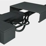 Legrand TV Corner contactdoos stekkerdoos Zwart (mat)