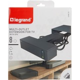 Legrand TV Corner contactdoos stekkerdoos Zwart (mat)