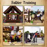 Lumibricks Middle Ages - Training Ground Constructiespeelgoed F9048