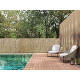 Nature Gespleten rietmat PREMIUM - afschermgraad 3/5, 1 x 3 meter begrenzing Houtkleur