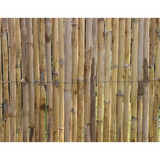 Nature Gespleten rietmat PREMIUM - afschermgraad 3/5, 1 x 3 meter begrenzing Houtkleur