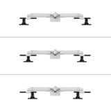 Neomounts DS65S-950WH2 monitorarm Wit