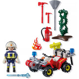 PLAYMOBIL Action Heroes - Brandweer Quad Constructiespeelgoed 71825