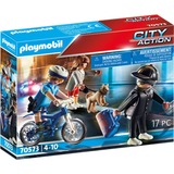 PLAYMOBIL City Action - Politiefiets: achtervolging van de zakkenroller Constructiespeelgoed 70573