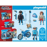 PLAYMOBIL City Action - Politiefiets: achtervolging van de zakkenroller Constructiespeelgoed 70573