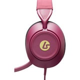 PowerA LucidSound LS10X Gen 2 bedrade gamingheadset voor Xbox Series X|S - Robijn over-ear gaming headset Donkerrood, Xbox Series X|S, Xbox One, Pc