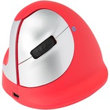 R-Go Tools HE Sport Ergonomische muis M Links Rood/zilver, 2400dpi, BT