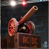  Rock Iconz on Tour: AC-DC - For Those About to Rock Cannon decoratie 