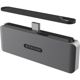 Sitecom 4-in-1 iPad Multiport Hub usb-hub Grijs