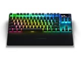 SteelSeries Apex Pro TKL Wireless RGB mechanisch gaming toetsenbord Zwart, US lay-out (QWERTY), SteelSeries OmniPoint 2.0, 80% (TKL)	, RGB leds, Double shot PBT-keycaps, Bluetooth 5.0, 2,4 Ghz
