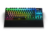 SteelSeries Apex Pro TKL Wireless, gaming toetsenbord Zwart, US lay-out, SteelSeries OmniPoint 2.0, RGB leds, Double shot PBT-keycaps, Bluetooth 5.0, 2,4 Ghz