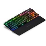 SteelSeries Apex Pro TKL Wireless, gaming toetsenbord Zwart, US lay-out, SteelSeries OmniPoint 2.0, RGB leds, Double shot PBT-keycaps, Bluetooth 5.0, 2,4 Ghz