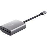 Trust Dalyx Snelle USB-kaartlezer van aluminium Aluminium