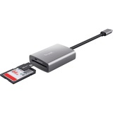 Trust Dalyx Snelle USB-kaartlezer van aluminium Aluminium