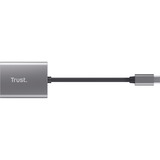 Trust Dalyx Snelle USB-kaartlezer van aluminium Aluminium