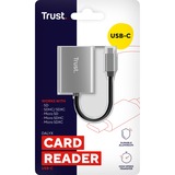Trust Dalyx Snelle USB-kaartlezer van aluminium aluminium
