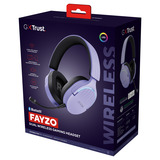 Trust GXT 491P Fayzo Draadloze  over-ear gaming headset Lichtpaars, 2.4 GHz | Bluetooth