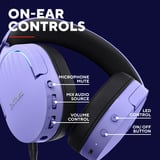 Trust GXT 491P Fayzo Draadloze gamingheadset over-ear gaming headset Lichtpaars, 2.4 GHz, Bluetooth