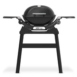 Weber Q 1200N gasbarbecue met zijtafels en compact onderstel Zwart, 1 Brander | Propaan/butaan