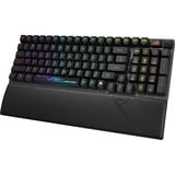 ASUS ROG STRIX SCOPE II 96 RX Wireless RGB mechanisch gaming toetsenbord Zwart, US lay-out (QWERTY), ROG RX Red, 96%, RGB leds, Hot-swappable, PBT Double-shot, Bluetooth | 2.4GHz | USB 2.0